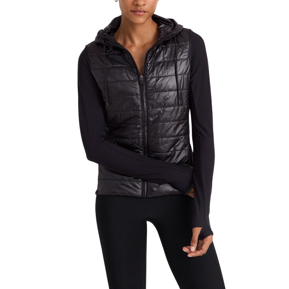 All Access Quilted Black Pro Fleece Jacket Size L